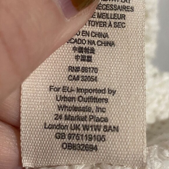 Free People Menace Solid Oversized Textured Tunic White Size M - Picture 5 of 8